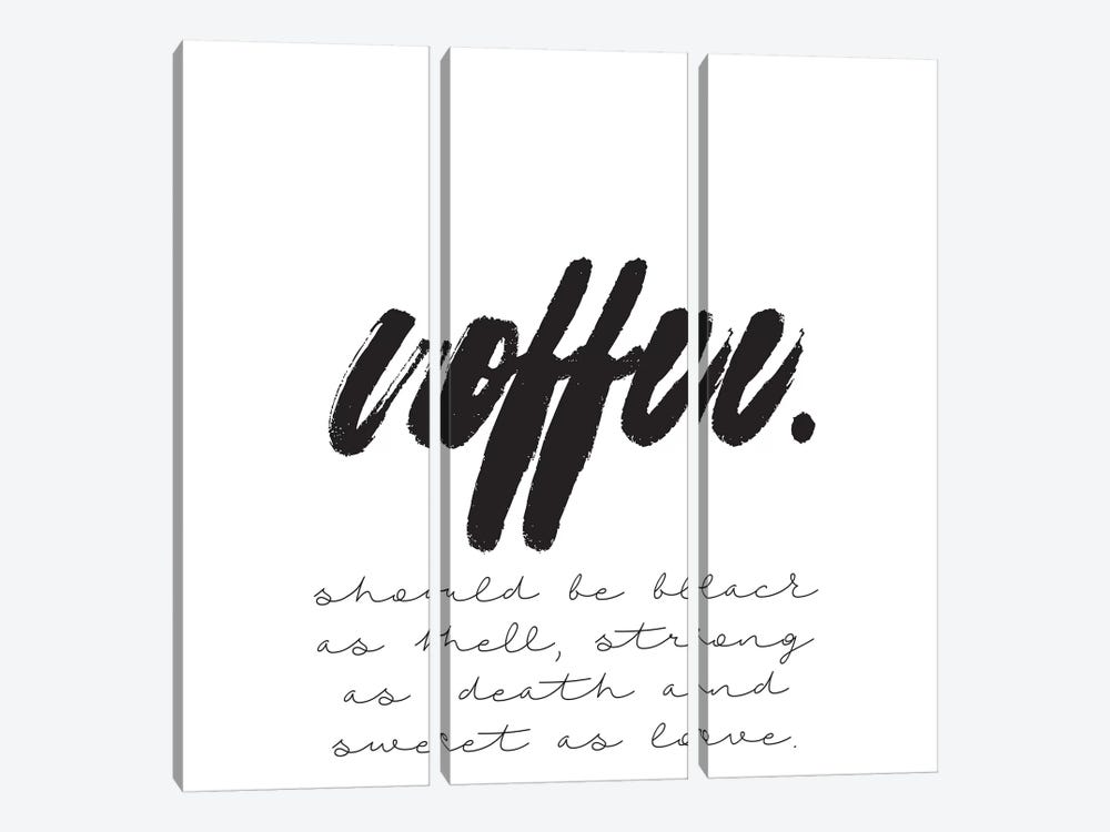 Coffee Should Be… by Honeymoon Hotel 3-piece Canvas Print