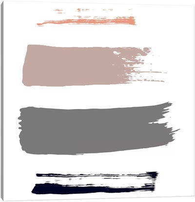 Color Swatches I Canvas Art Print - Linear Abstract Art