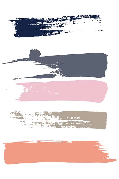 Linear Abstract: Color Swatches VI by Honeymoon Hotel