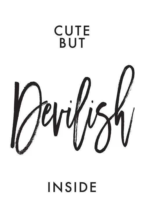 Cute But Devilish by Honeymoon Hotel wall art