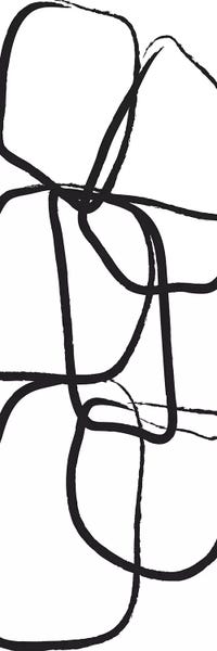 Large Black & White Art - Canvas Prints: Abstract IV by Honeymoon Hotel