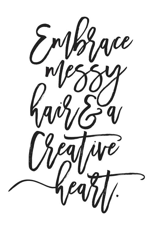 Embrace Messy Hair…