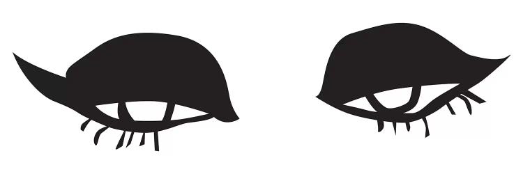 Eyes And Lips by Honeymoon Hotel wall art