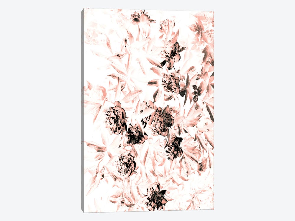Florals After Dark (Bleached) by Honeymoon Hotel 1-piece Canvas Print