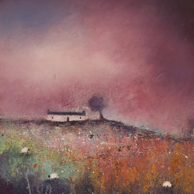 Lavender Graze by Lisa House canvas print