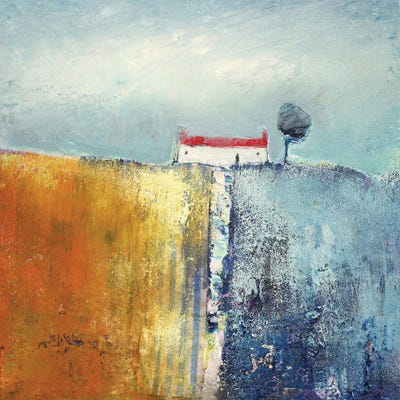 Seaside Cottage by Lisa House canvas print