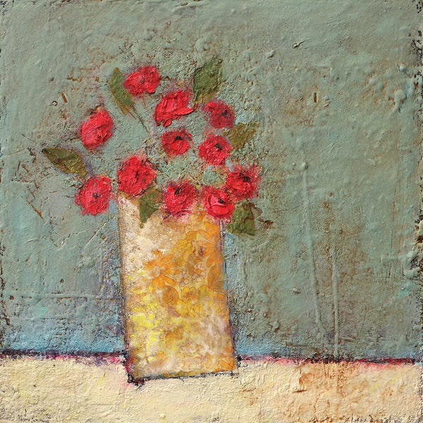 Lisa House: Vintage Pansies by Lisa House