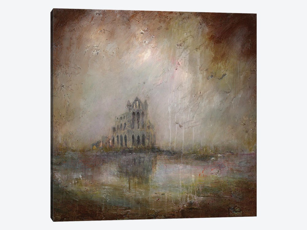 Whitby Abbey by Lisa House 1-piece Canvas Artwork