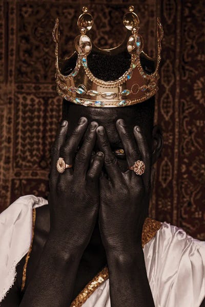 Wall Art: Black King by Harry Odunze