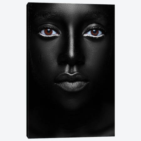 Black Portrait Canvas Print #HOZ13} by Harry Odunze Canvas Art Print