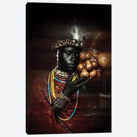 African Identity II Canvas Print #HOZ1} by Harry Odunze Canvas Wall Art