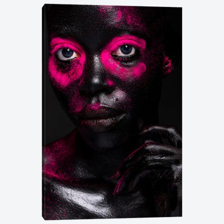 Black In Colors Canvas Print #HOZ46} by Harry Odunze Canvas Art Print
