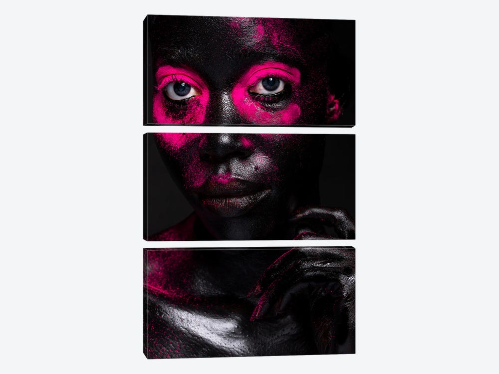 Black In Colors by Harry Odunze 3-piece Canvas Wall Art