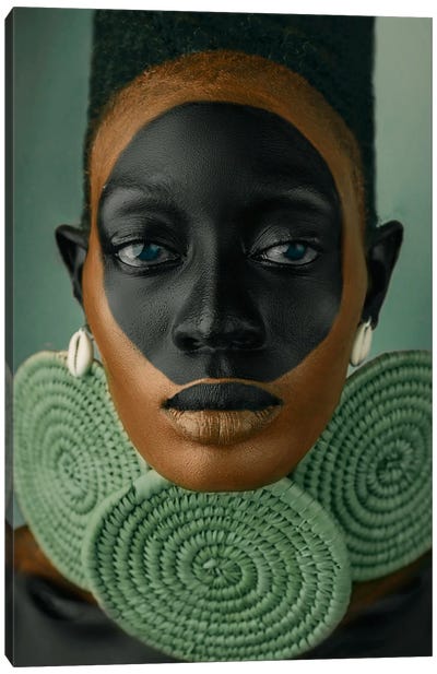 Nerfertiti Canvas Art Print - Contemporary Portraiture by Black Artists