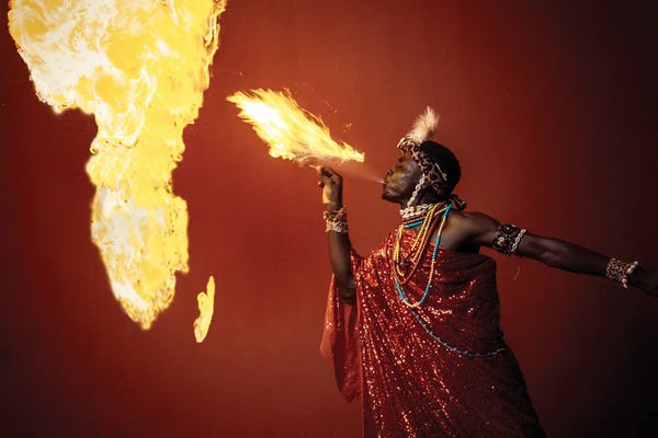 Global Identities: African Fire God by Harry Odunze