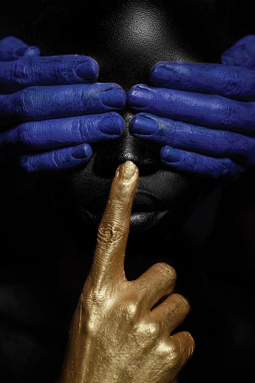 Silence Is Golden by Harry Odunze wall art