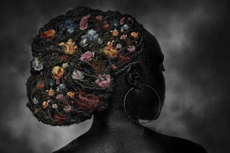 Hair Art II by Harry Odunze wall art