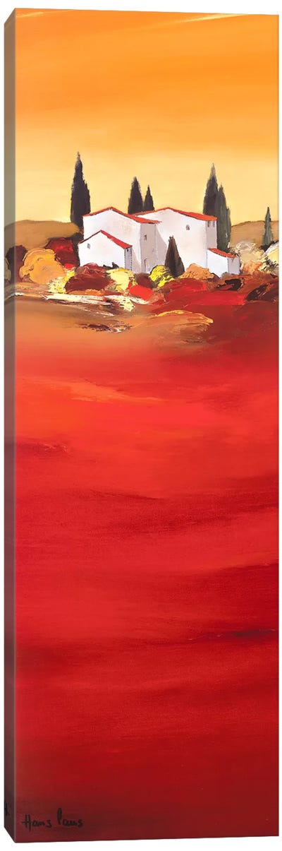 Tuscan Red I Canvas Art Print - Hans Paus