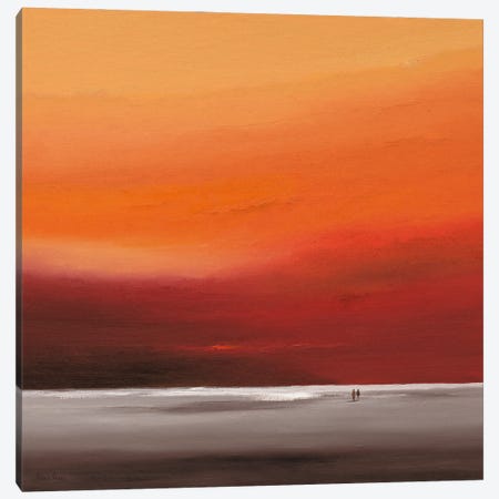 Attractive Red II Canvas Print #HPA14} by Hans Paus Canvas Wall Art
