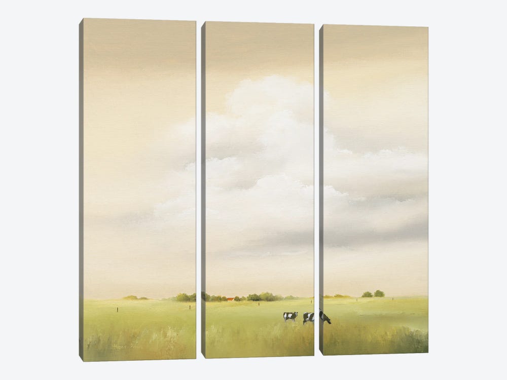Cows I by Hans Paus 3-piece Canvas Art