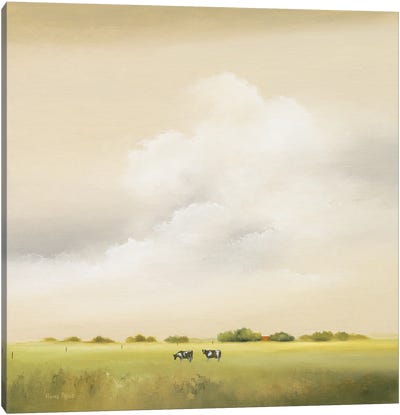 Cows II Canvas Art Print - Hans Paus