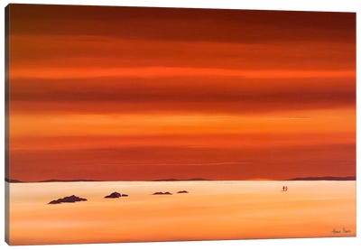Evening Sky III Canvas Art Print - Hans Paus
