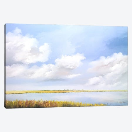 Lake Canvas Print #HPA56} by Hans Paus Canvas Art