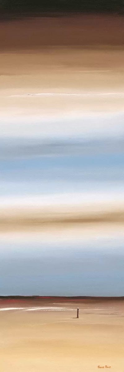 Luminous III by Hans Paus framed canvas print