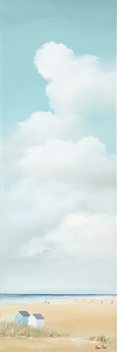 Summertime II by Hans Paus framed canvas print