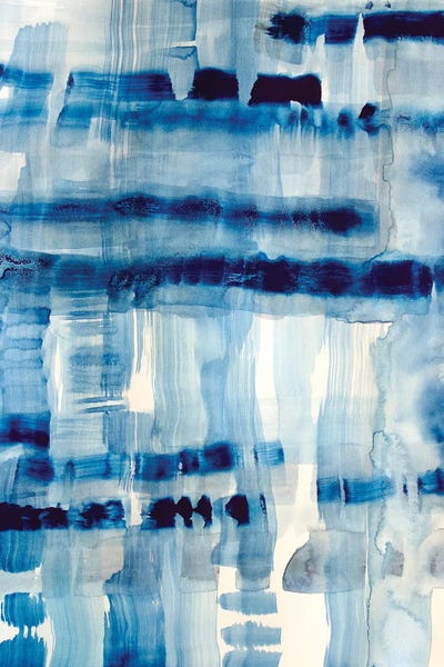 Stripes: Indigo Stripes I by Hope Bainbridge