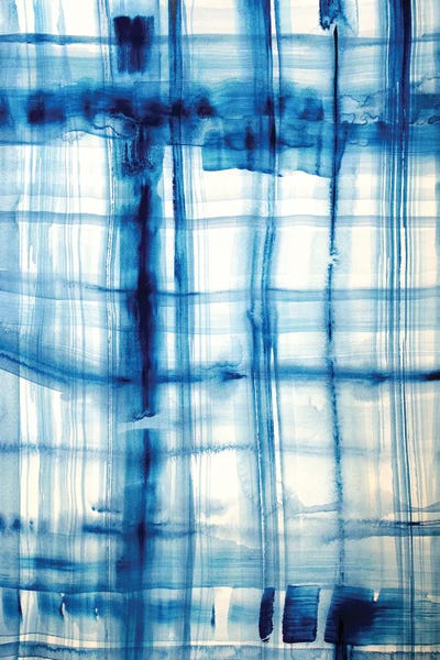 Stripes: Indigo Stripes II by Hope Bainbridge