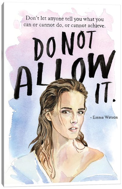 Do Not Allow It Canvas Art Print - Heather Perry