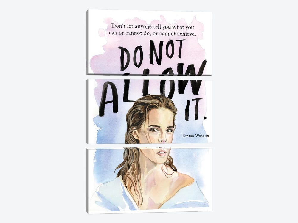 Do Not Allow It by Heather Perry 3-piece Art Print