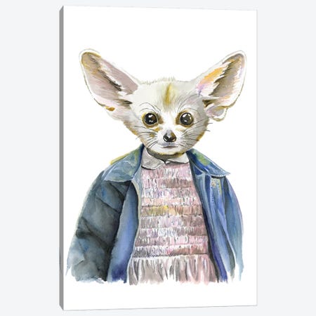 Eleven Fox Canvas Print #HPE11} by Heather Perry Canvas Art Print