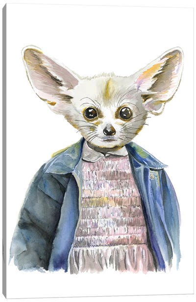 Eleven Fox Canvas Art Print - Fox Art