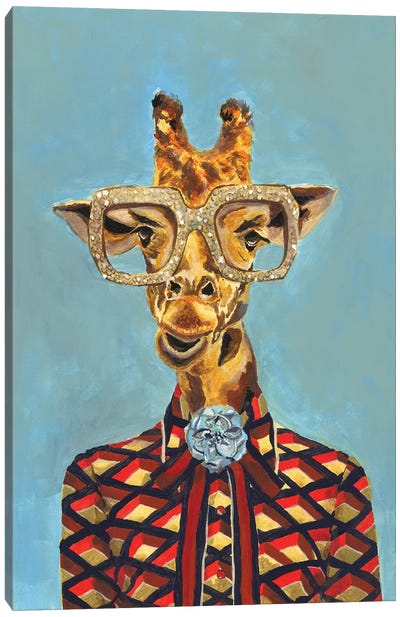 Gucci Giraffe Canvas Art Print - Heather Perry