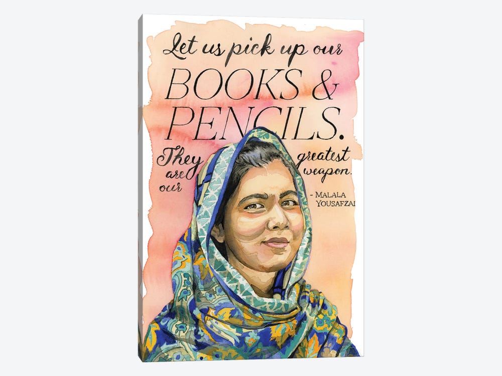 Malala by Heather Perry 1-piece Canvas Artwork