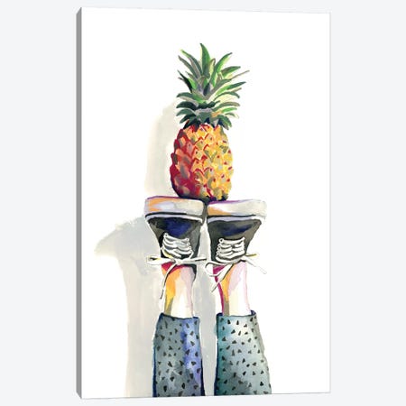 Pineapple Canvas Print #HPE31} by Heather Perry Art Print