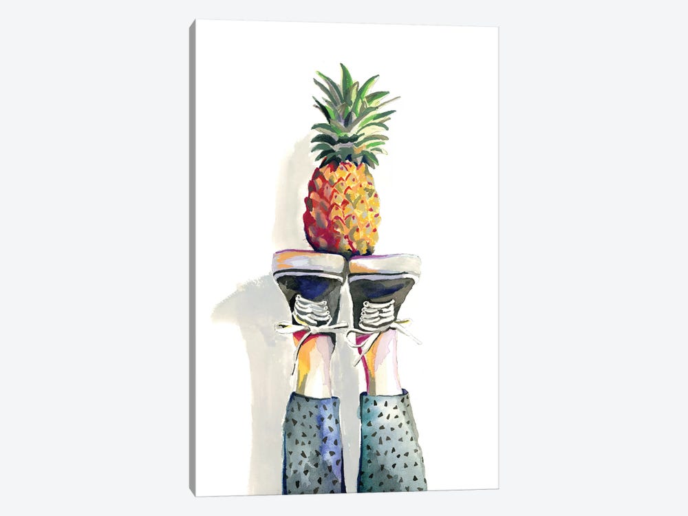 Pineapple by Heather Perry 1-piece Canvas Wall Art