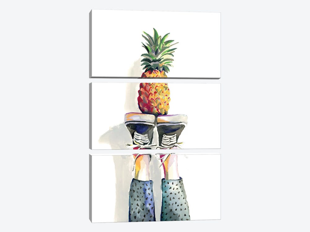 Pineapple by Heather Perry 3-piece Canvas Art