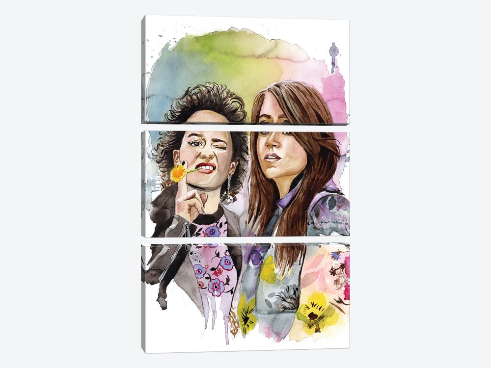 Abbi And Ilana by Heather Perry 3-piece Art Print