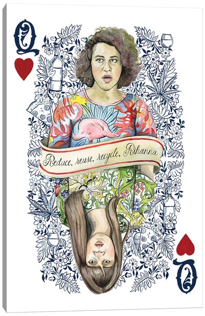 Two Queens Canvas Art Print - Broad City