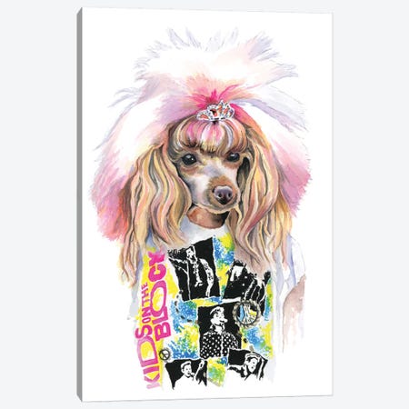 Valley Girl Puppy Canvas Print #HPE42} by Heather Perry Canvas Art