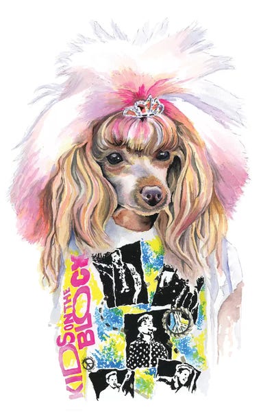 Women's Tops: Valley Girl Puppy by Heather Perry