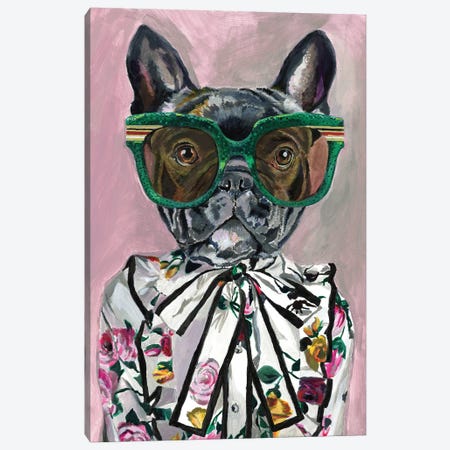 Gucci Frenchie Canvas Print #HPE50} by Heather Perry Canvas Print