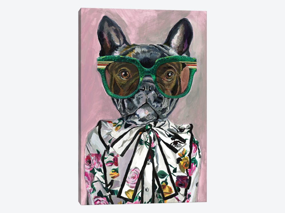Gucci Frenchie by Heather Perry 1-piece Canvas Print
