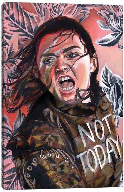 Arya Canvas Art Print - Arya Stark