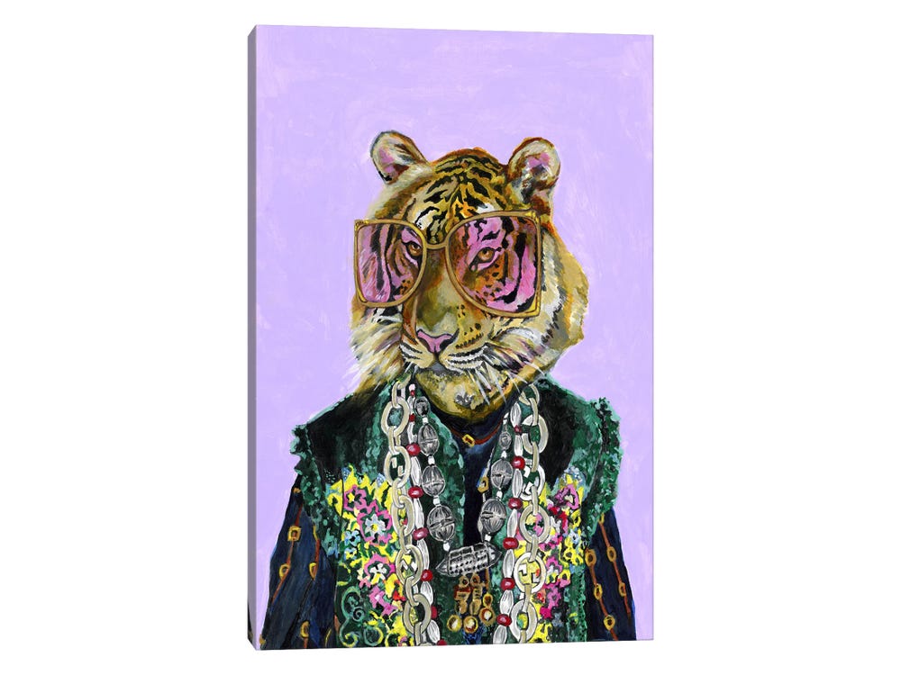 Gucci Bengal Tiger Canvas Art Print by Heather Perry | iCanvas