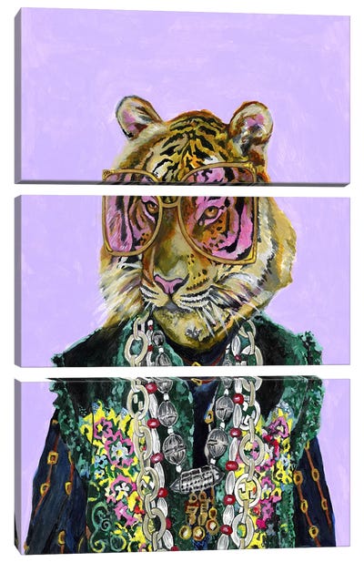 Gucci Bengal Tiger Canvas Art Print - 3-Piece Animal Art