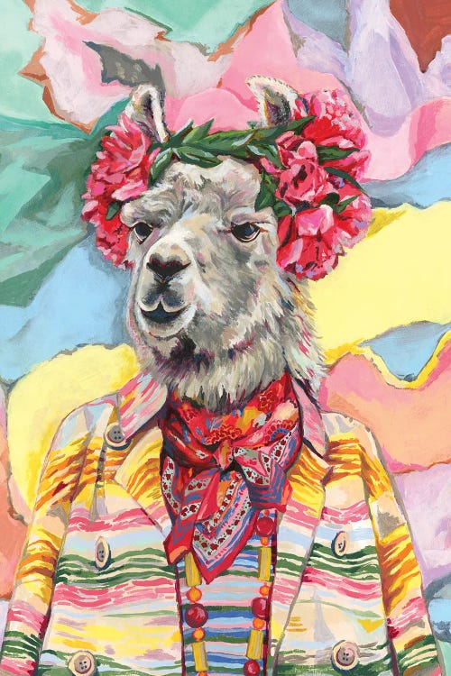 Desert Llama by Heather Perry wall art